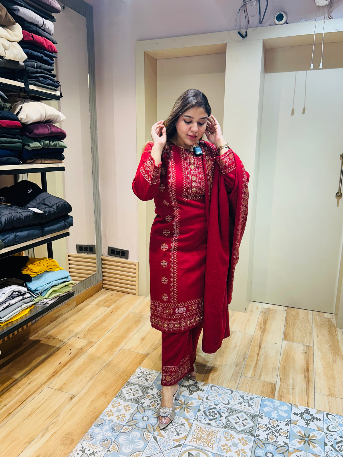 “Isha” Three piece stitched suit