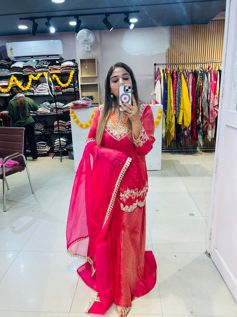 “AHANA”- BEAUTIFUL THREE PIECE STICHED SUIT