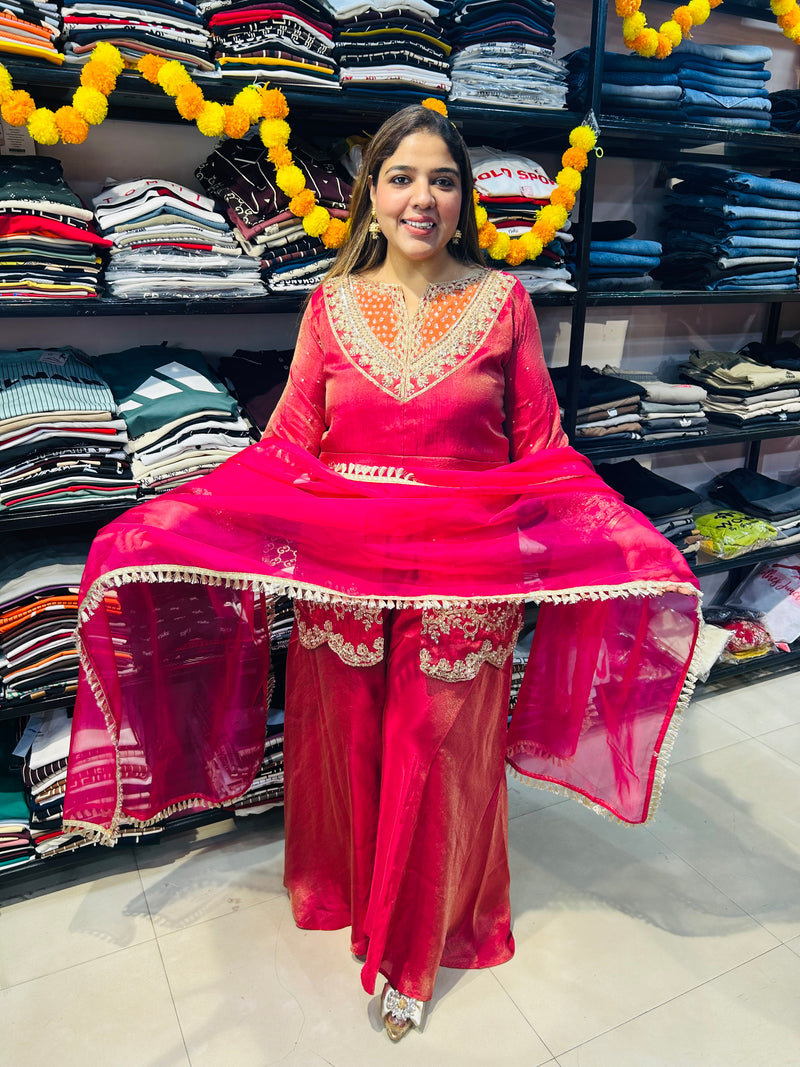 “AHANA”- BEAUTIFUL THREE PIECE STICHED SUIT