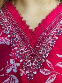 Pure chinon party wear suit