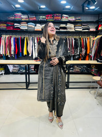 “BRINDA” three piece stitched suit set