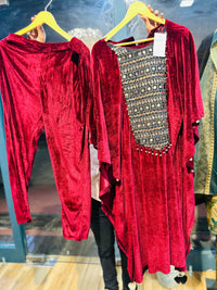 Kaftan in velvet