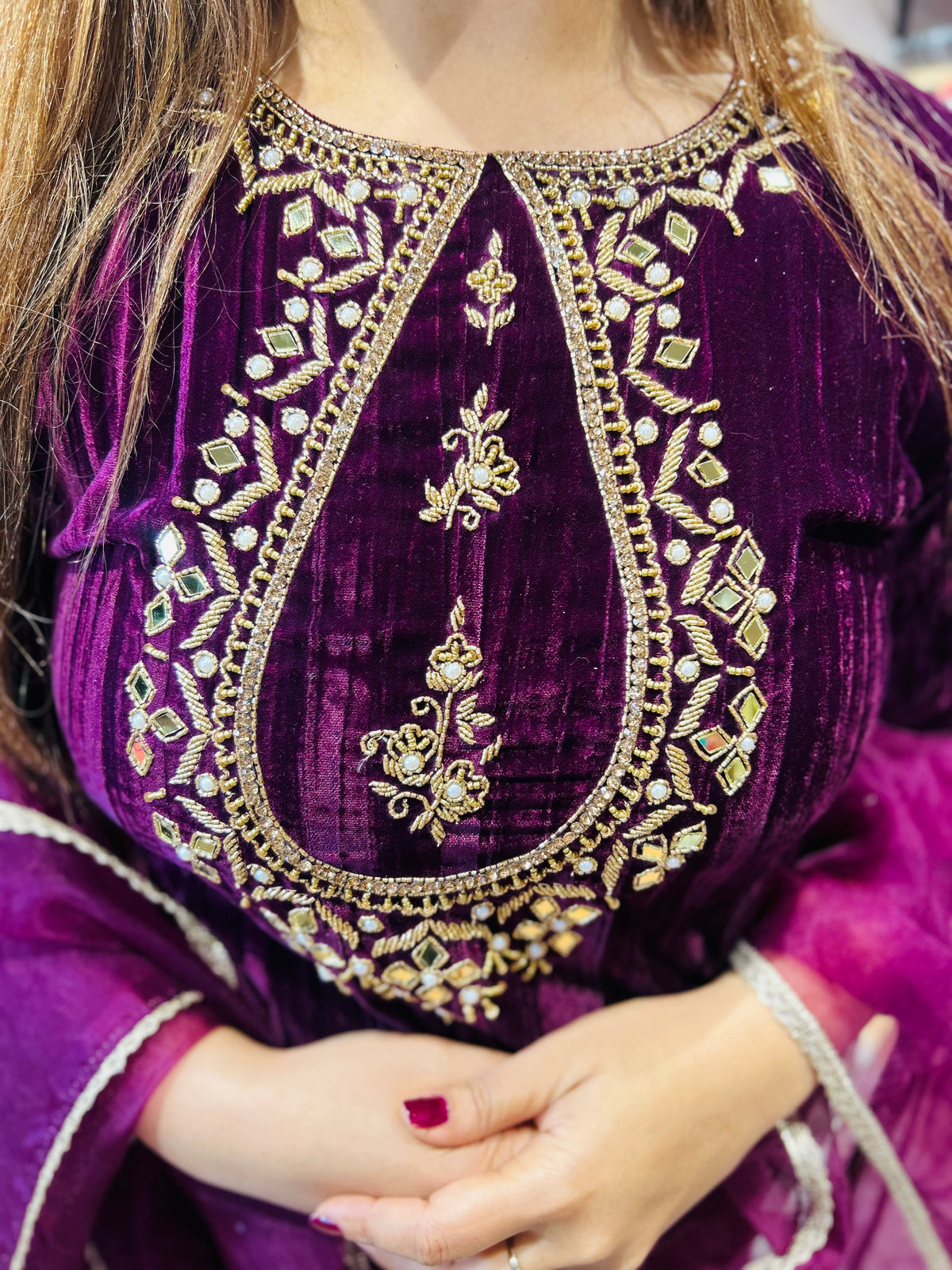 Beautiful velvet suit