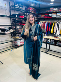 “BRINDA” three piece stitched suit set