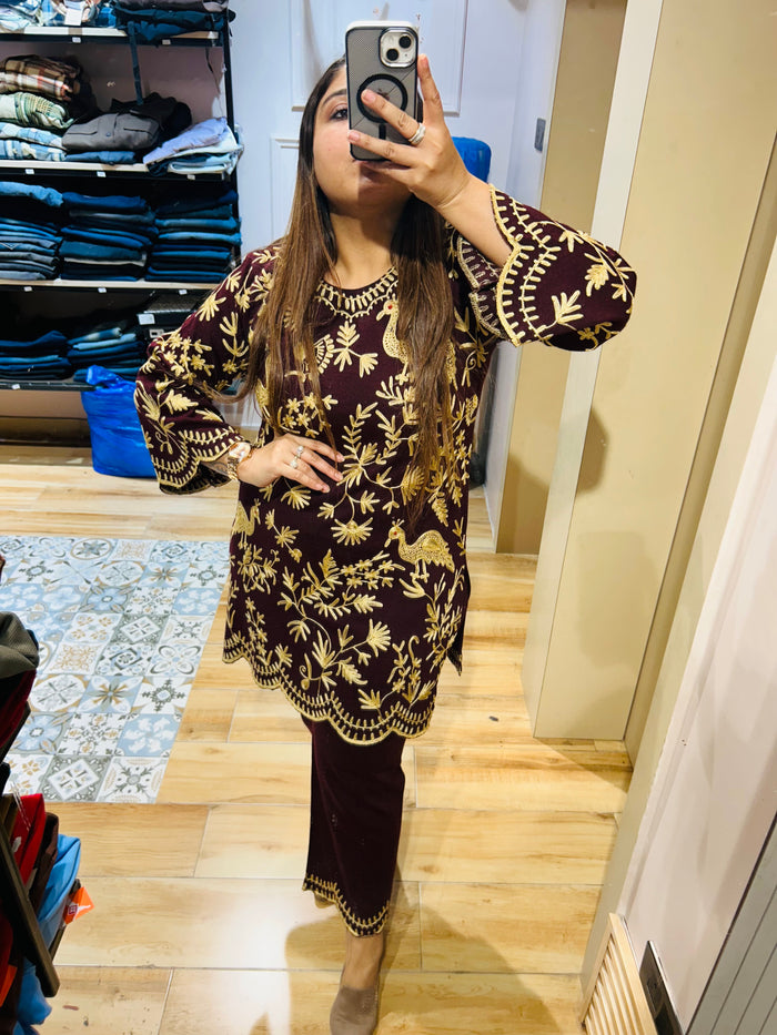Handwork woollen coord