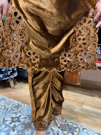 Pakistani velvet suit
