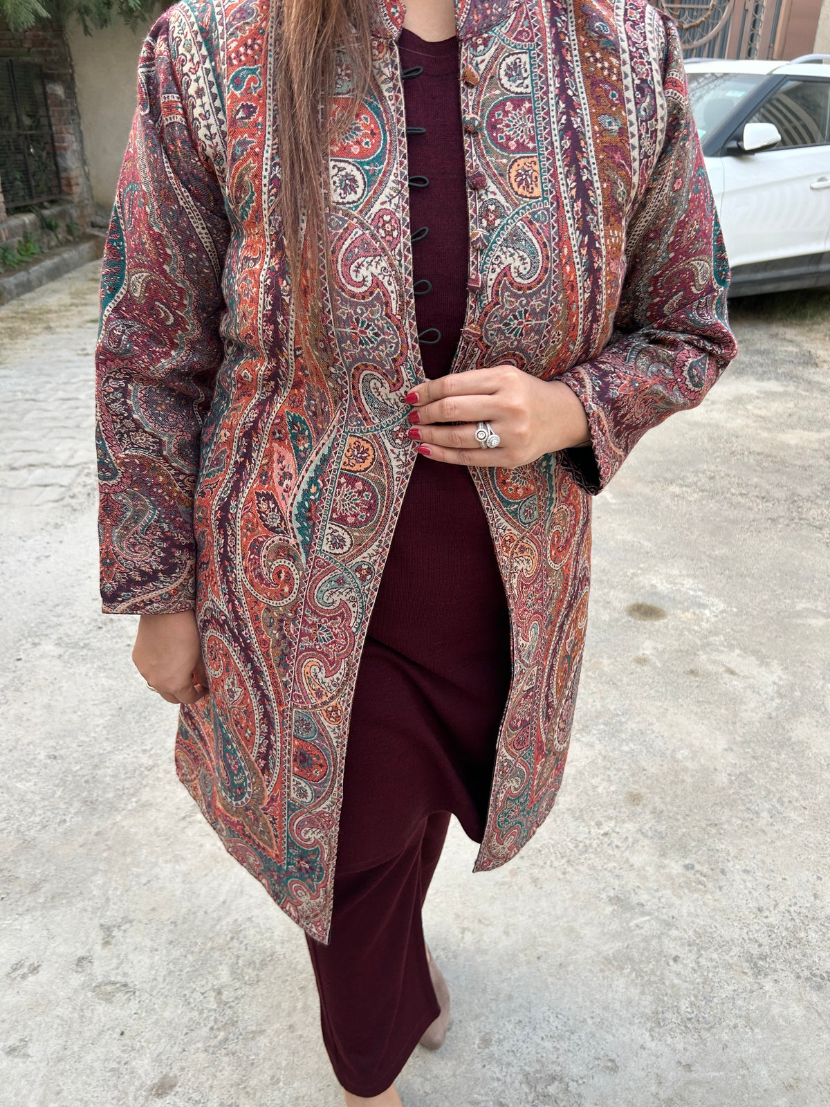 Paschmina woollen three piece set