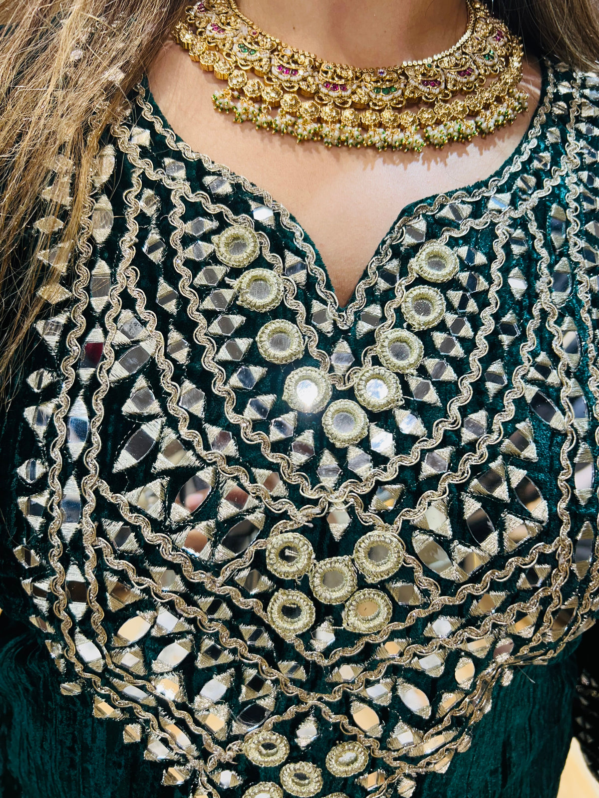 RUTVI- DRESS WITH POTLI