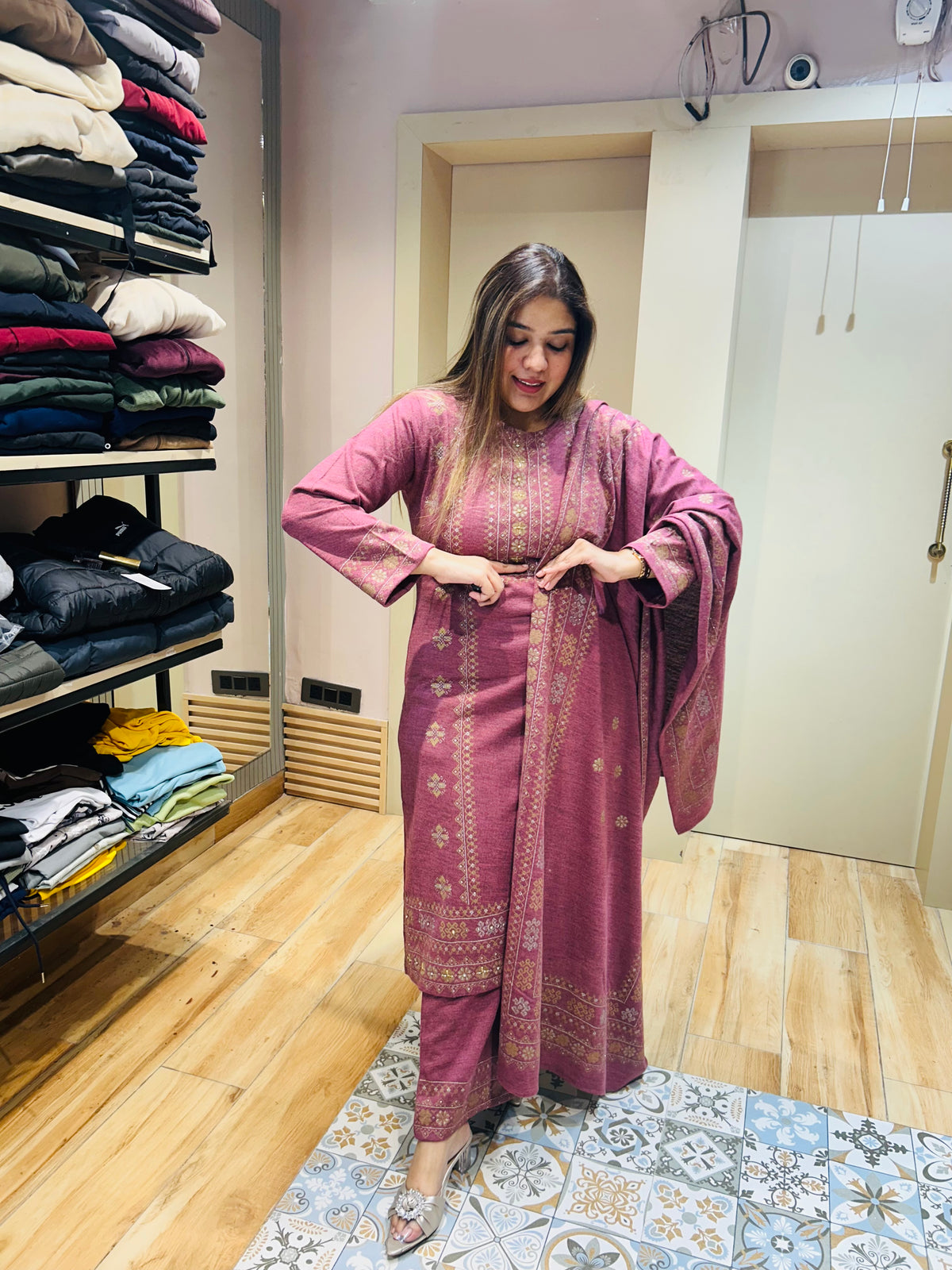 “Isha” Three piece stitched suit