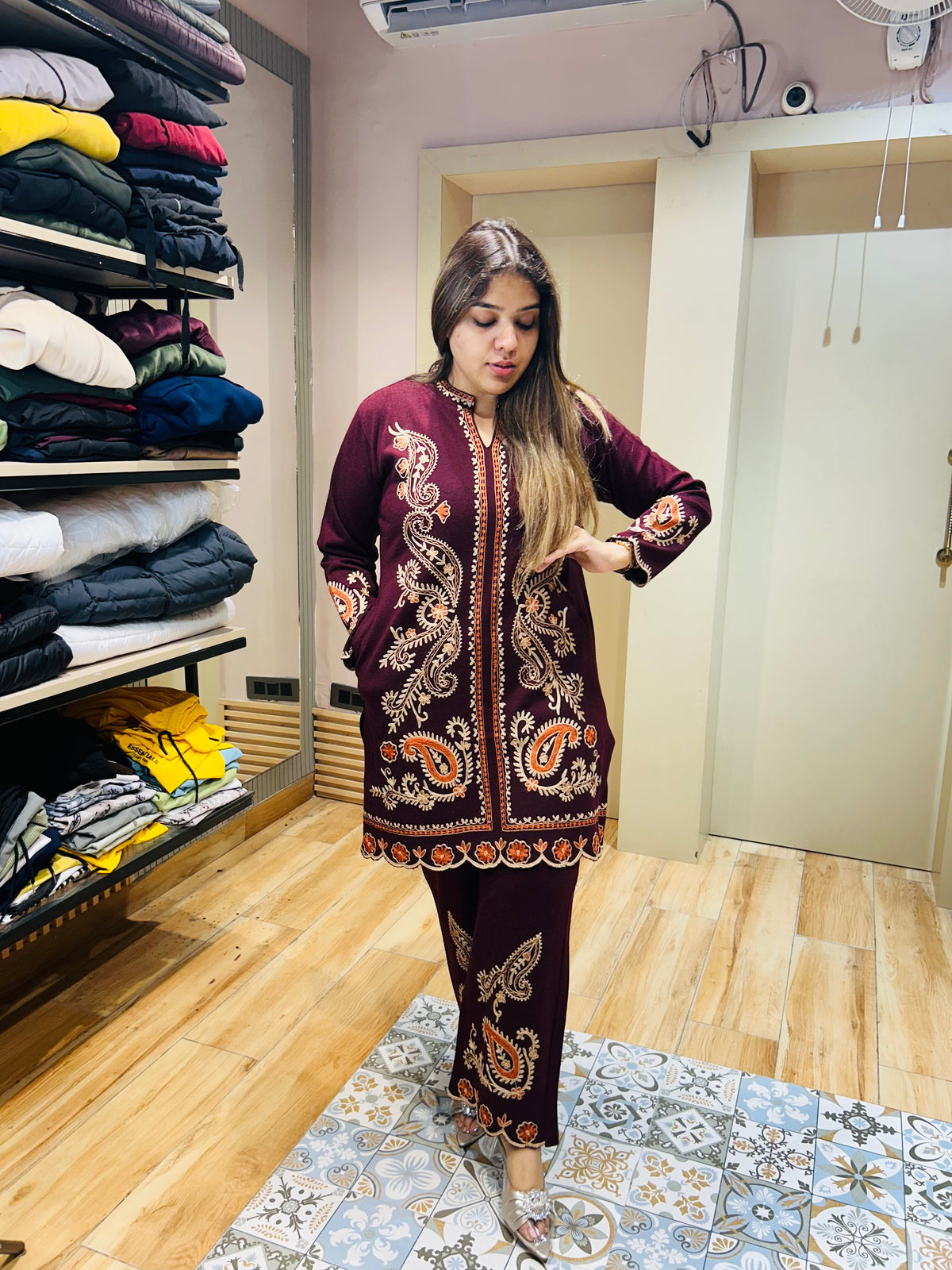 ''TAMMANA'' WOOLEN COORDSET