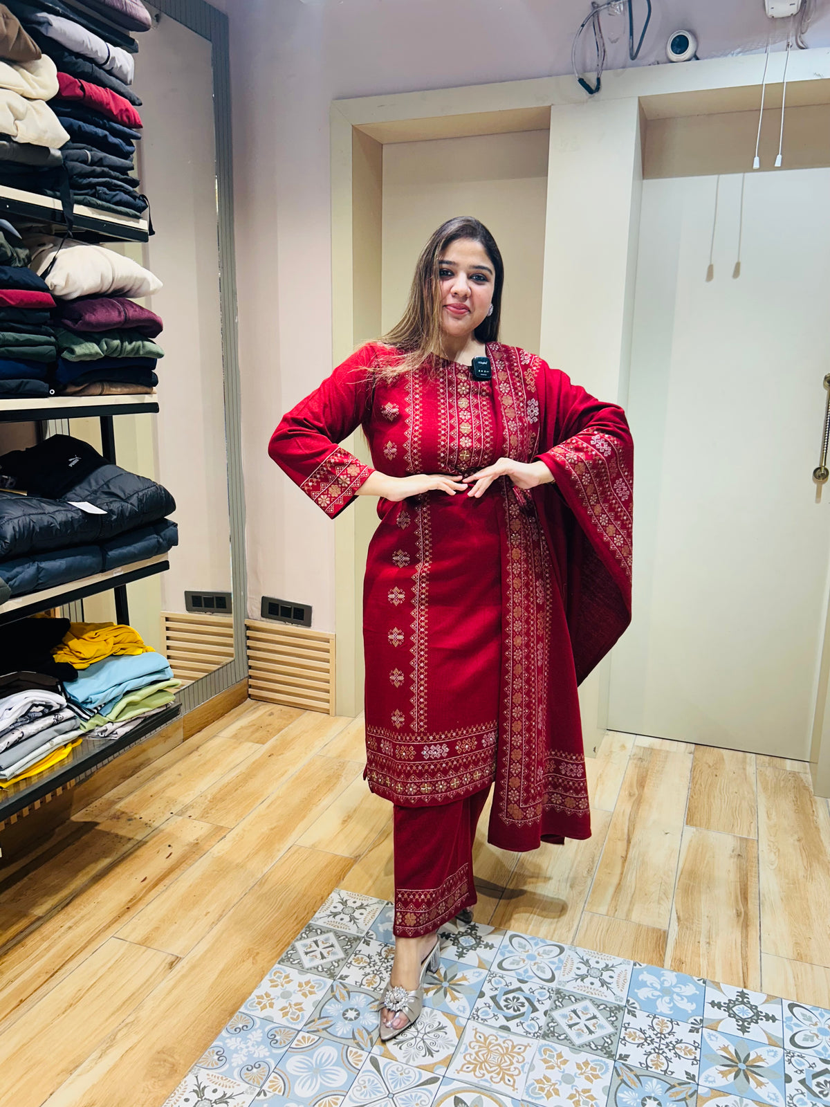 “Isha” Three piece stitched suit