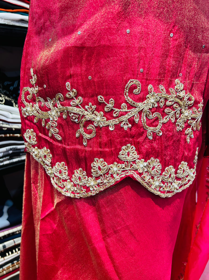 “AHANA”- BEAUTIFUL THREE PIECE STICHED SUIT