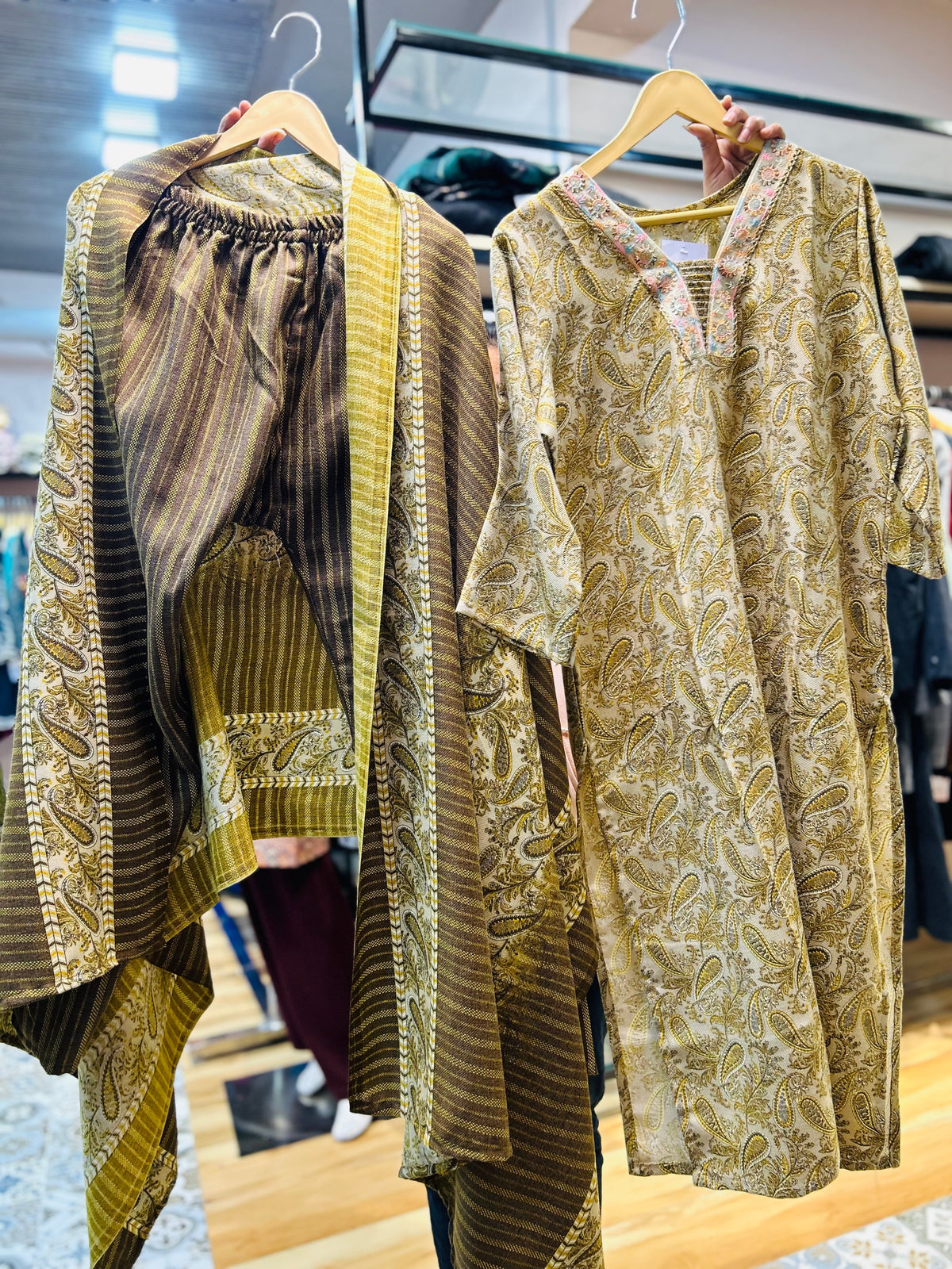 “NUHARA”- THREE PIECE WOOLLEN SUIT