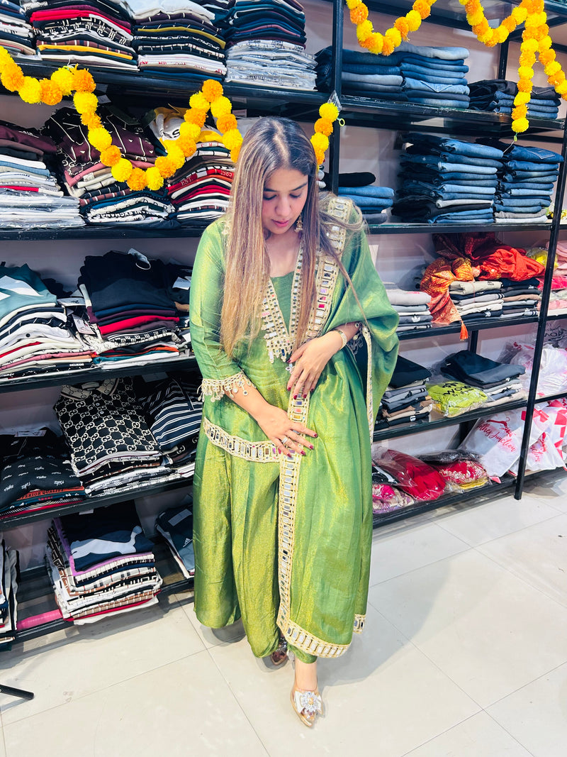 “HEENA”- BEAUTIFUL PARTY WEAR THREE PIECE SUIT