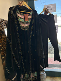 BEAUTIFUL THREE PIECE VELVET SUIT