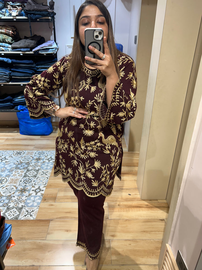 Handwork woollen coord