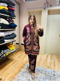 ''TAMMANA'' WOOLEN COORDSET
