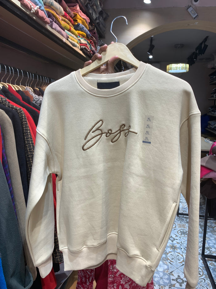 WOOLEN BOSS SWEATSHIRT