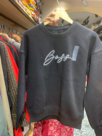 WOOLEN BOSS SWEATSHIRT