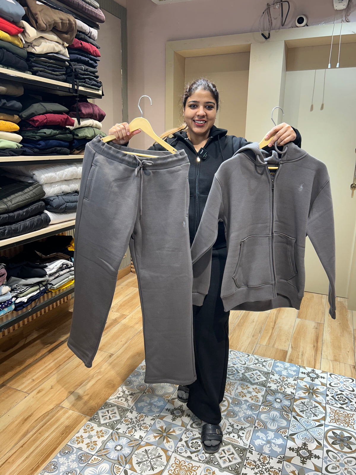 WOOLEN US POLO TRACKSUIT