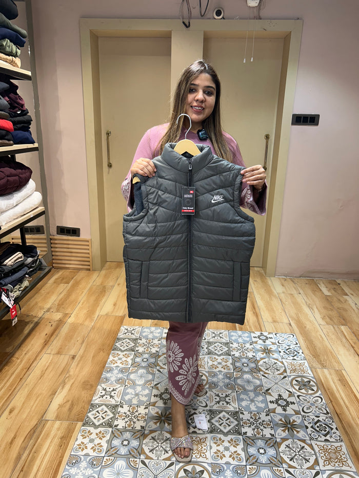 UNISEX HALF PUFFER JACKET