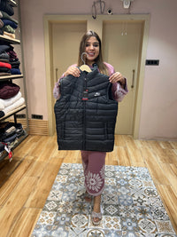 UNISEX HALF PUFFER JACKET