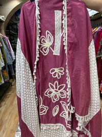 unstitched material