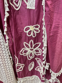 unstitched material