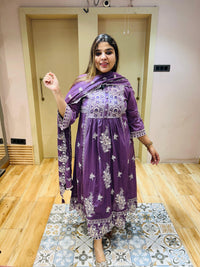 PARTY WEAR SUIT - KAVY