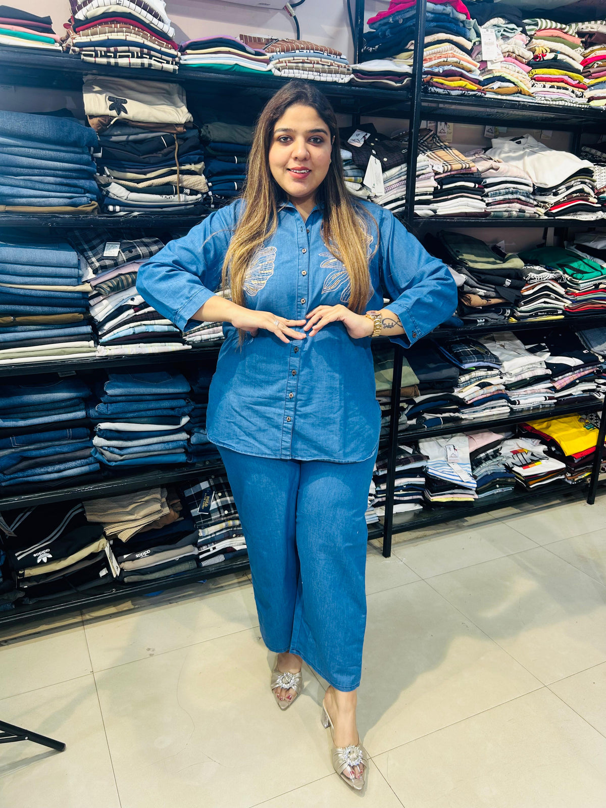 DENIM COORDSET - RAVISH