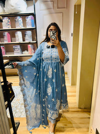 PARTY WEAR SUIT - KAVY